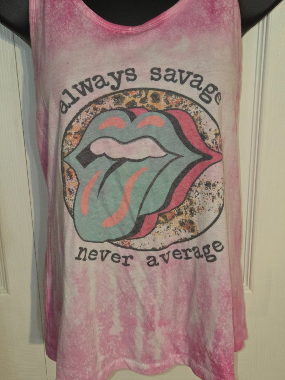 Custom Bleached Razor Tank Savage Quote - Picture 3 of 6